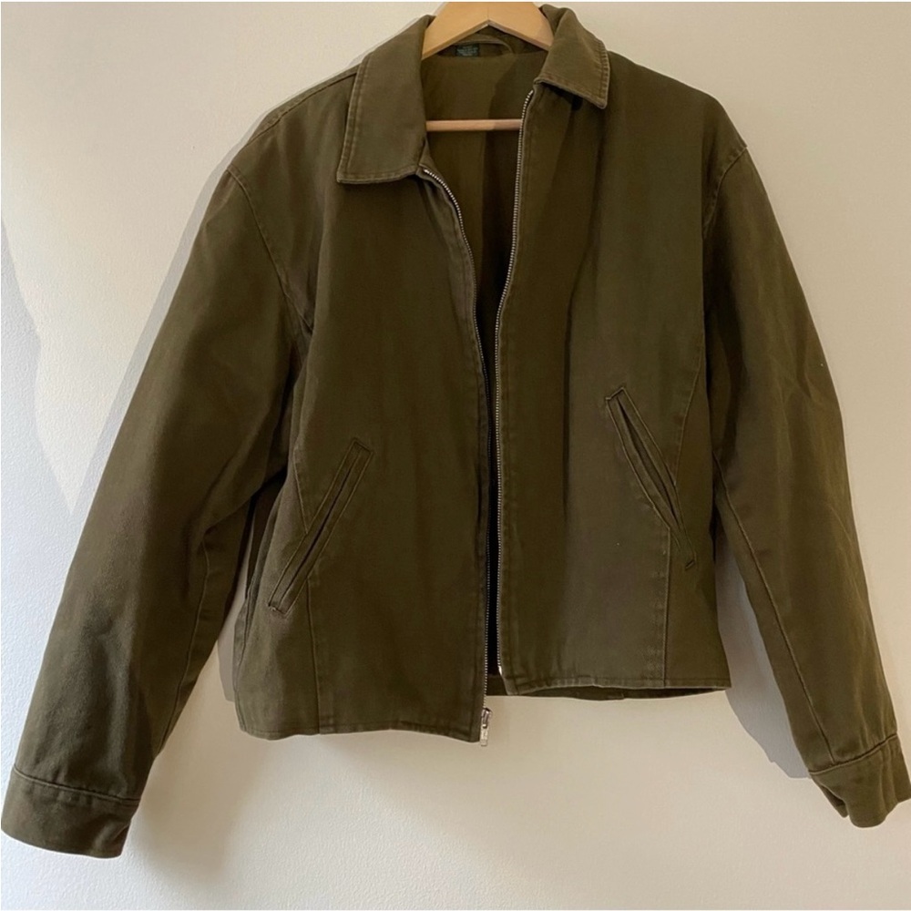 J. Crew Harrington Jacket in Evergreen Moss